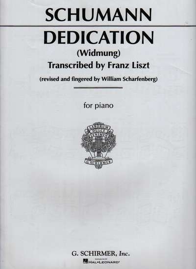 photo of Dedication (Widmung)