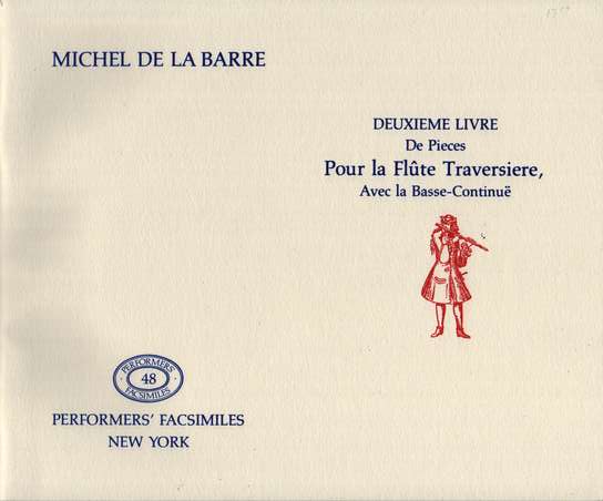 photo of Deuxime Livre de pieces pour la Flute Traversiere, avec la Basse-Continue