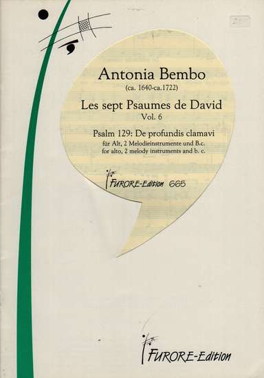 photo of Les sept Psaumes de David, Vol. 6, Psalm 129: De profundis clamavi