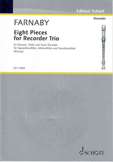 photo of Eight Pieces for Recorder Trio