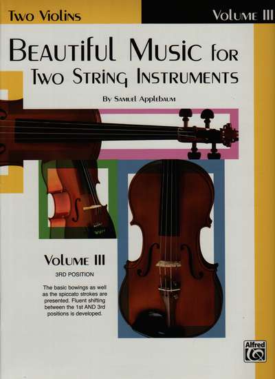 photo of Beautiful Music for Two String Instruments, Vol. III Violins