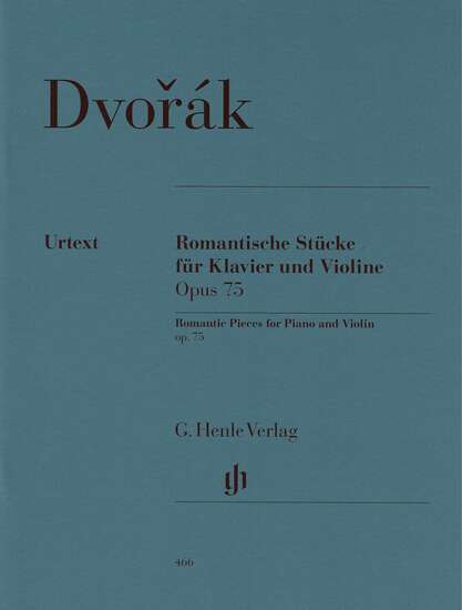 photo of Romantic Pieces for Piano and Violin, Op. 75 Urtext