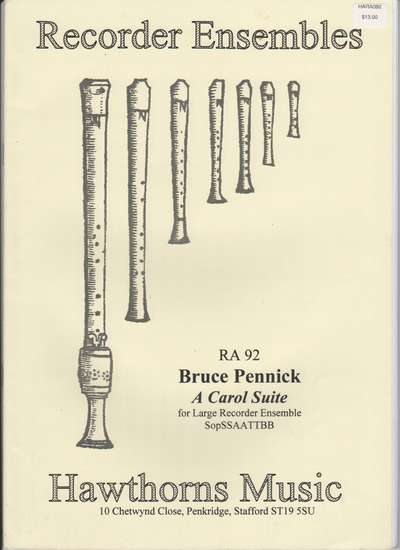 photo of A Carol Suite for Large Recorder Ensemble