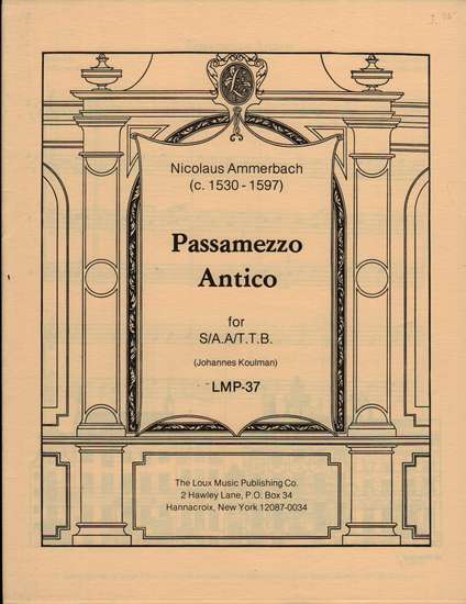 photo of Passamezzo Antico