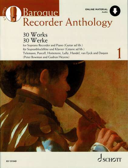 photo of Baroque Recorder Anthology, Vol. 1, 30 Works, CD, Soprano