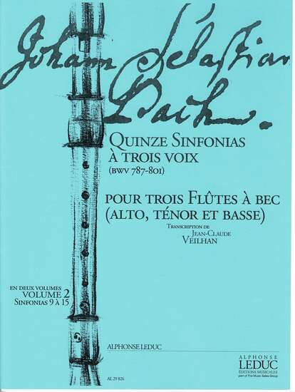 photo of Fifteen Sinfonias BWV 787-801, Vol. 2, Nos. 9-15