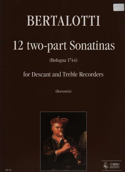 photo of 12 two-part Sonatinas, Bologna 1744