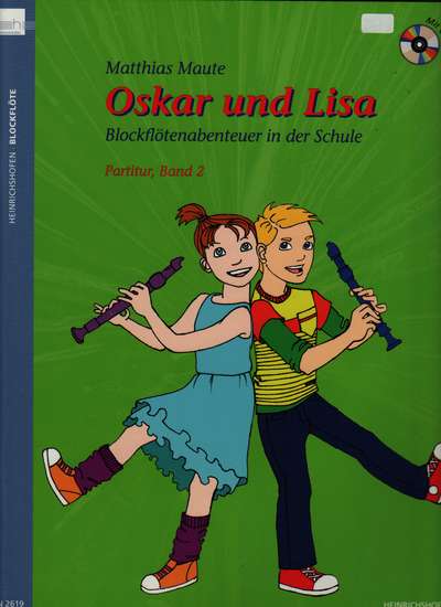 photo of Oskar und Lisa, Recorder Adventure in School, Book 2, German, CD, Teacher book