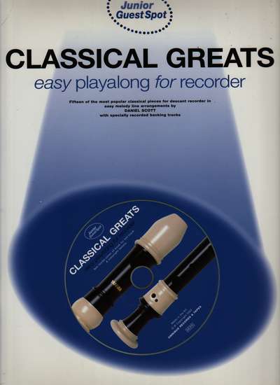 photo of Classical Greats easy playalong for recorder, Junior Guest Spot