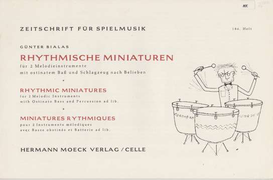 photo of Rhythmische Miniaturen