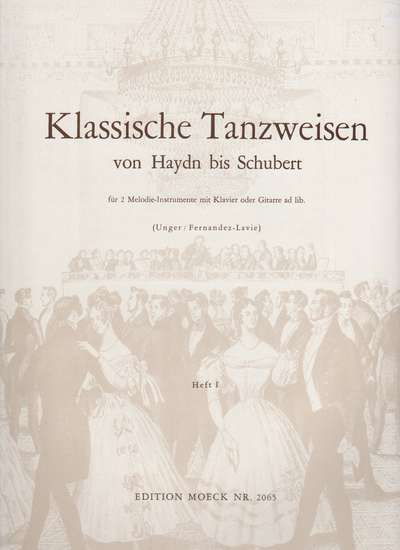 photo of Klassische Tanzweisen von Haydn bis Schubert, Classical Dance Music, Bk. I