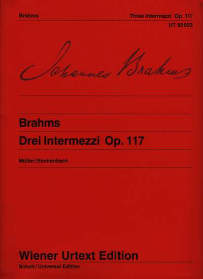 photo of Three Intermezzi, Op. 117