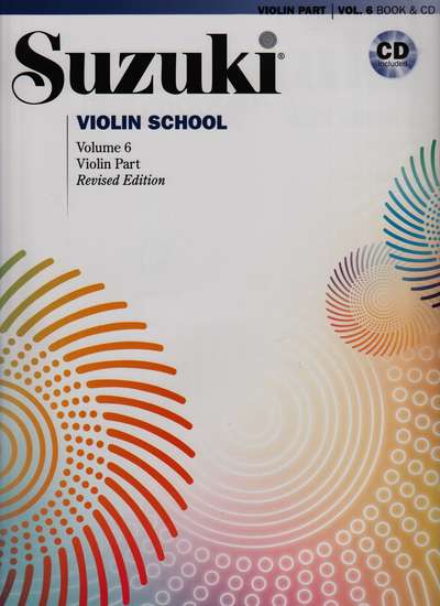 photo of Suzuki Violin School, Vol. 6, Revised, Preucil, Book and CD 2013