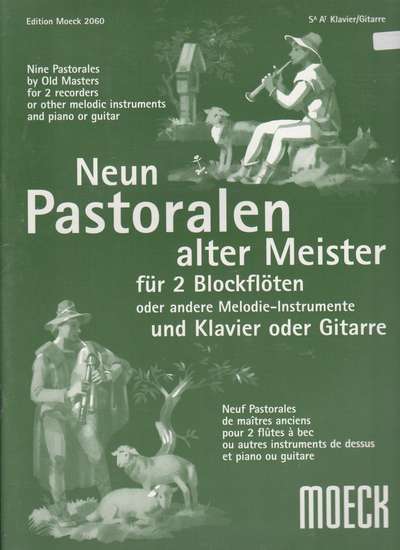 photo of Nine Pastoralen by old masters, Handel, Vivaldi, Locatelli, Giardini, and others