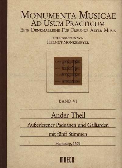 photo of Ander Theil, Ausserlesener Paduanen und Galliarden