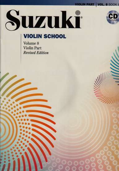 photo of Suzuki Violin School, Vol. 8, Revised 2016, Book and CD