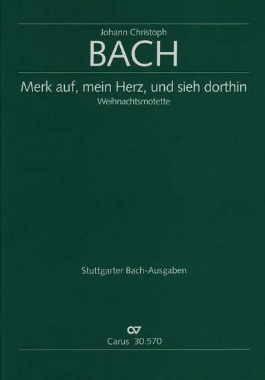 photo of Merk auf, mein, Herz, und sieh dorthin, full score