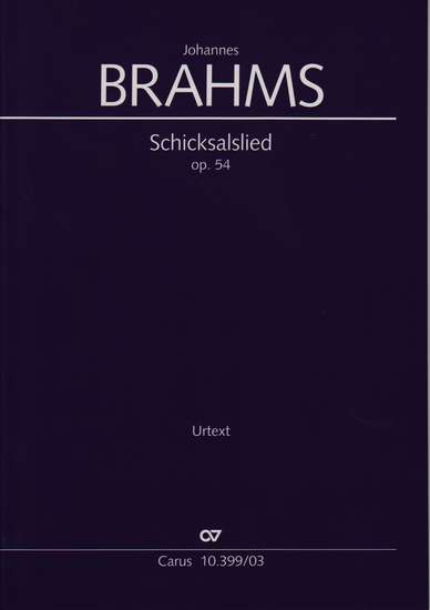 photo of Schicksalslied, Op. 54, vocal score