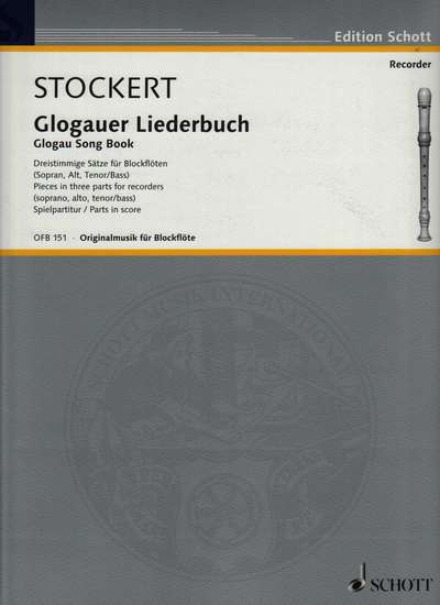 photo of Glogauer Liederbuch, three part pieces