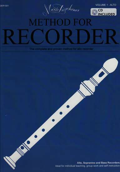 photo of Method for the Recorder, Part One, Alto, with CD