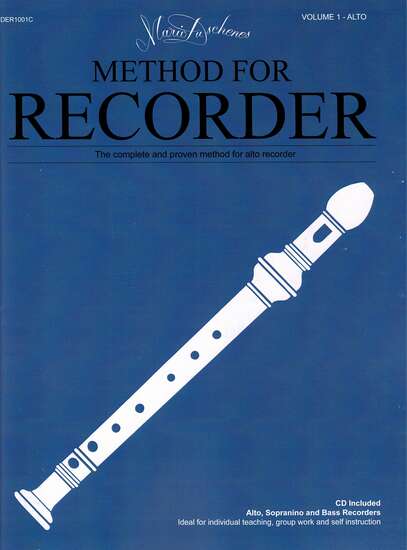 photo of Method for the Recorder, Part One, Alto, with CD