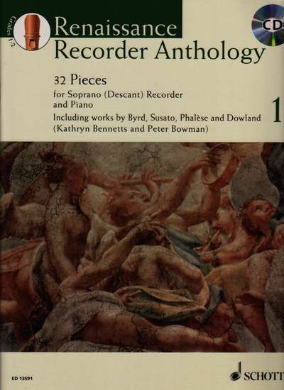 photo of Renaissance Recorder Anthology, Vol. 1, 32 Works, CD, Soprano