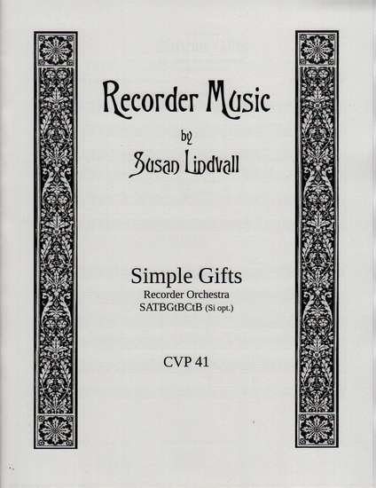 photo of Simple Gifts setting for Recorder Orchestra