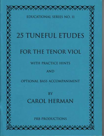 photo of 25 Tuneful Etudes for the Tenor Viol