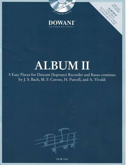 photo of Dowani Album (Easy) Vol. II, 3 Tempi CD and score, 5 Pieces for Soprano