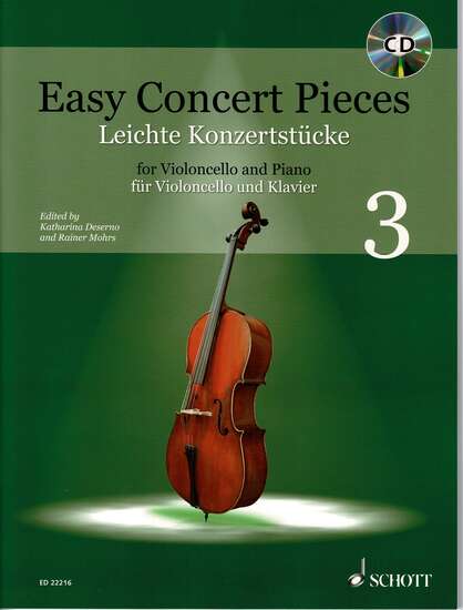 photo of Easy Concert Pieces for Violoncello and Piano, Vol. 3