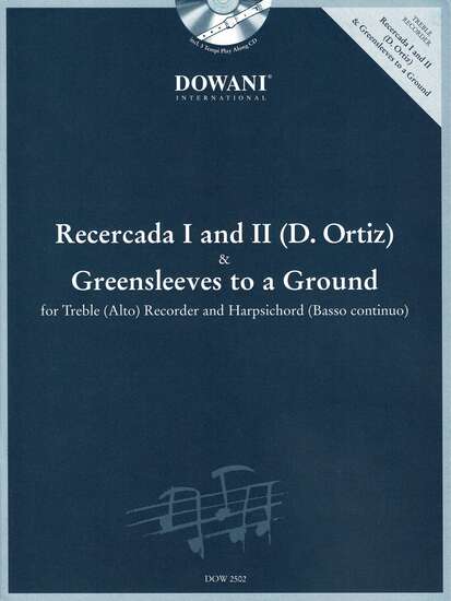 photo of Dowani Album Recercada I and II Ortiz; Greensleeves to a Ground