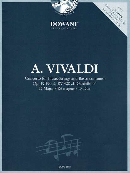photo of Dowani Album Concerto for Flute, Strings, and BC, Op. 10 No. 3, RV 248 D Major