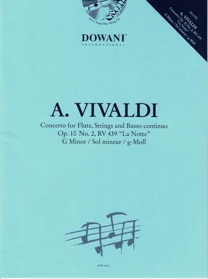 photo of Dowani Album Concerto for Flute, Op. 10, No. 2, RV 439 la Notte g minor