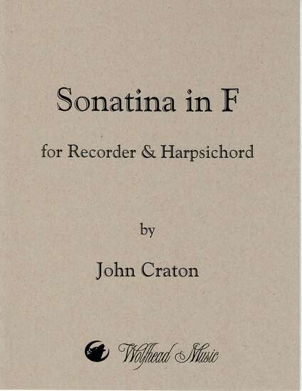 photo of Sonatina in F for Recorder and Harpsichord