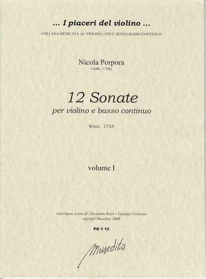 photo of 12 Sonate per violino e Bc