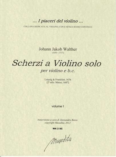 photo of Scherzi a Violino solo per violino e Bc