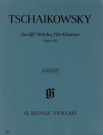 photo of Zwolf Stucke fur Klavier, Opus 40, Urtext