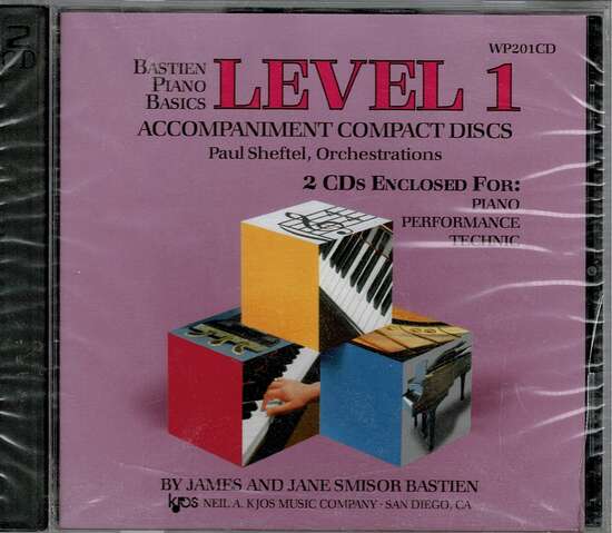 photo of Bastien Piano Basics, Level 1 Accompaniment Discs