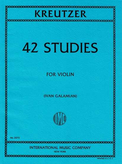 photo of 42 Studies for violin
