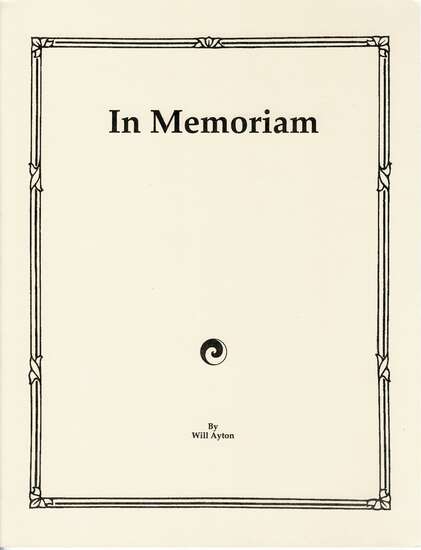 photo of In Memoriam, David Goldstein, Margariet Tindemans, Charles Nagel