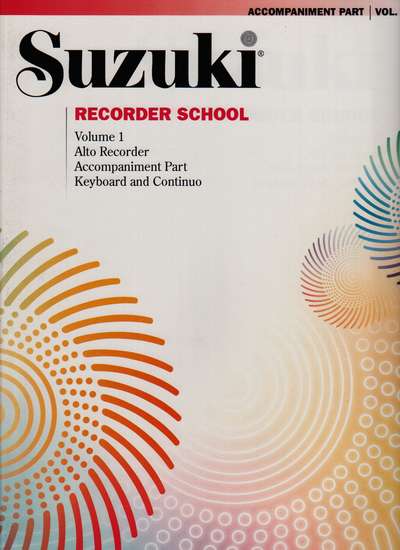 photo of Suzuki Recorder School, Vol. 1 Alto, Accompaniment