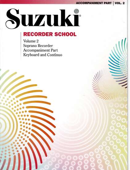 photo of Suzuki Recorder School, Vol. 2 Soprano, Accompaniment