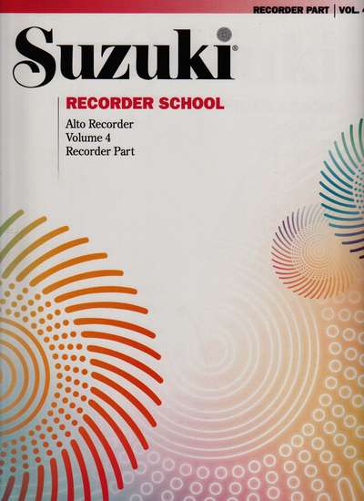 photo of Suzuki Recorder School, Vol. 4 Alto