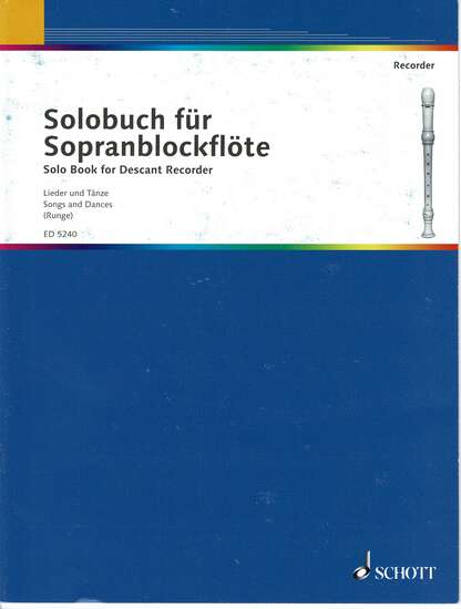 photo of Solo Book for Soprano Recorder, Vol. I