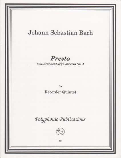 photo of Presto from Brandenburg No. 4