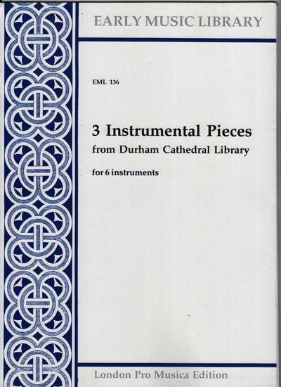 photo of 3 Instrumental Pieces from Durham Cathedral Library