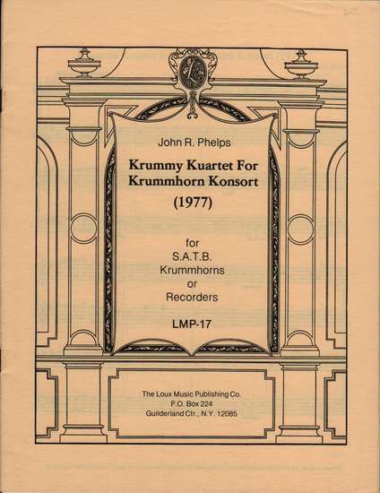 photo of Krummy Kuartet For Krumhorn Konsort