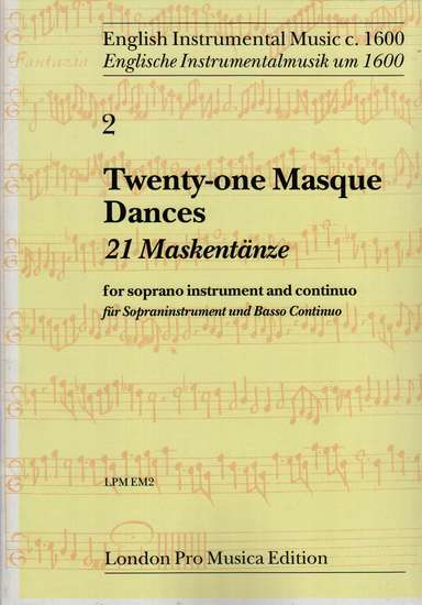 photo of Twenty-one Masque Dances