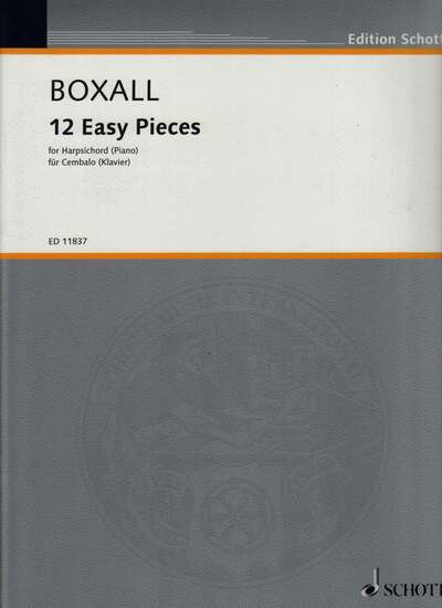 photo of Twelve Easy Pieces for harpsichord