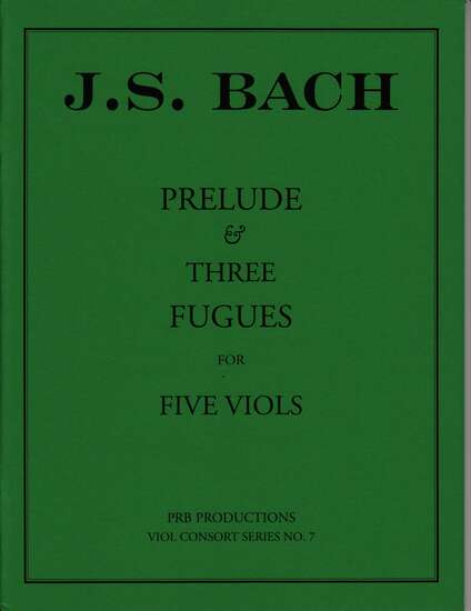 photo of Prelude & Three Fugues BWV 867, 547, and 849
